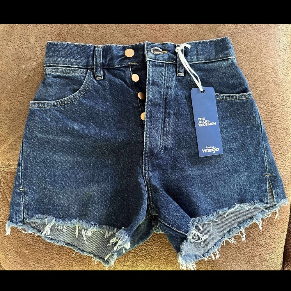 Wrangler Blue Denim Festival Shorts